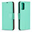 Coque Portefeuille Livre Cuir Etui Clapet B06F pour Samsung Galaxy Note 20 5G Vert