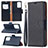 Coque Portefeuille Livre Cuir Etui Clapet B06F pour Samsung Galaxy Note 20 Ultra 5G Petit