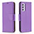 Coque Portefeuille Livre Cuir Etui Clapet B06F pour Samsung Galaxy Quantum4 5G Violet