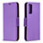 Coque Portefeuille Livre Cuir Etui Clapet B06F pour Samsung Galaxy S20 FE 5G Violet