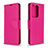 Coque Portefeuille Livre Cuir Etui Clapet B06F pour Samsung Galaxy S20 Plus 5G Rose Rouge