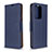 Coque Portefeuille Livre Cuir Etui Clapet B06F pour Samsung Galaxy S20 Plus Bleu