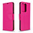 Coque Portefeuille Livre Cuir Etui Clapet B06F pour Samsung Galaxy S20 Plus Rose Rouge