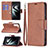 Coque Portefeuille Livre Cuir Etui Clapet B06F pour Samsung Galaxy S21 5G Petit