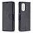 Coque Portefeuille Livre Cuir Etui Clapet B06F pour Xiaomi Mi 11i 5G Noir