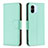 Coque Portefeuille Livre Cuir Etui Clapet B06F pour Xiaomi Poco C51 Vert