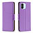 Coque Portefeuille Livre Cuir Etui Clapet B06F pour Xiaomi Poco C51 Violet