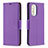 Coque Portefeuille Livre Cuir Etui Clapet B06F pour Xiaomi Poco F3 5G Violet