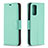 Coque Portefeuille Livre Cuir Etui Clapet B06F pour Xiaomi Poco M3 Vert