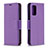 Coque Portefeuille Livre Cuir Etui Clapet B06F pour Xiaomi Poco M3 Violet