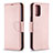 Coque Portefeuille Livre Cuir Etui Clapet B06F pour Xiaomi Poco M5S Or Rose