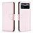 Coque Portefeuille Livre Cuir Etui Clapet B06F pour Xiaomi Poco X4 Pro 5G Or Rose