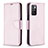 Coque Portefeuille Livre Cuir Etui Clapet B06F pour Xiaomi Redmi 10 (2022) Or Rose