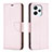 Coque Portefeuille Livre Cuir Etui Clapet B06F pour Xiaomi Redmi 12 4G Or Rose