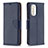 Coque Portefeuille Livre Cuir Etui Clapet B06F pour Xiaomi Redmi K40 Pro+ Plus 5G Bleu