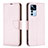 Coque Portefeuille Livre Cuir Etui Clapet B06F pour Xiaomi Redmi K50 Ultra 5G Or Rose