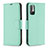 Coque Portefeuille Livre Cuir Etui Clapet B06F pour Xiaomi Redmi Note 10 5G Vert