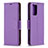 Coque Portefeuille Livre Cuir Etui Clapet B06F pour Xiaomi Redmi Note 10 Pro 4G Violet