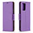 Coque Portefeuille Livre Cuir Etui Clapet B06F pour Xiaomi Redmi Note 10 Pro Max Violet