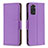 Coque Portefeuille Livre Cuir Etui Clapet B06F pour Xiaomi Redmi Note 11S 4G Violet