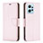 Coque Portefeuille Livre Cuir Etui Clapet B06F pour Xiaomi Redmi Note 12 4G Or Rose