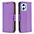 Coque Portefeuille Livre Cuir Etui Clapet B06F pour Xiaomi Redmi Note 12 4G Violet