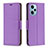 Coque Portefeuille Livre Cuir Etui Clapet B06F pour Xiaomi Redmi Note 12 Turbo 5G Violet