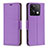 Coque Portefeuille Livre Cuir Etui Clapet B06F pour Xiaomi Redmi Note 13 5G Violet