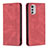 Coque Portefeuille Livre Cuir Etui Clapet B07F pour Motorola Moto E32s Rouge