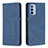 Coque Portefeuille Livre Cuir Etui Clapet B07F pour Motorola Moto G31 Bleu