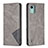 Coque Portefeuille Livre Cuir Etui Clapet B07F pour Nokia C12 Plus Gris