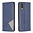 Coque Portefeuille Livre Cuir Etui Clapet B07F pour Nokia C32 Bleu