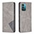 Coque Portefeuille Livre Cuir Etui Clapet B07F pour Nokia G11 Gris