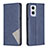 Coque Portefeuille Livre Cuir Etui Clapet B07F pour OnePlus Nord N20 5G Bleu