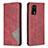 Coque Portefeuille Livre Cuir Etui Clapet B07F pour Oppo A74 4G Rouge