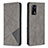 Coque Portefeuille Livre Cuir Etui Clapet B07F pour Oppo F19 Gris