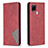 Coque Portefeuille Livre Cuir Etui Clapet B07F pour Realme C25S Rouge