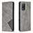 Coque Portefeuille Livre Cuir Etui Clapet B07F pour Realme V13 5G Gris