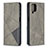 Coque Portefeuille Livre Cuir Etui Clapet B07F pour Samsung Galaxy A12 Gris