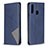 Coque Portefeuille Livre Cuir Etui Clapet B07F pour Samsung Galaxy A20s Bleu