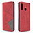 Coque Portefeuille Livre Cuir Etui Clapet B07F pour Samsung Galaxy A70E Rouge