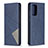 Coque Portefeuille Livre Cuir Etui Clapet B07F pour Samsung Galaxy A72 4G Bleu