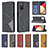 Coque Portefeuille Livre Cuir Etui Clapet B07F pour Samsung Galaxy M02s Petit