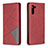 Coque Portefeuille Livre Cuir Etui Clapet B07F pour Samsung Galaxy Note 10 5G Rouge