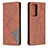 Coque Portefeuille Livre Cuir Etui Clapet B07F pour Samsung Galaxy Note 20 Ultra 5G Marron