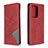 Coque Portefeuille Livre Cuir Etui Clapet B07F pour Samsung Galaxy S20 Plus Rouge