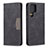 Coque Portefeuille Livre Cuir Etui Clapet B07F pour Samsung Galaxy S21 Ultra 5G Noir