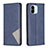 Coque Portefeuille Livre Cuir Etui Clapet B07F pour Xiaomi Poco C51 Bleu