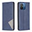 Coque Portefeuille Livre Cuir Etui Clapet B07F pour Xiaomi Poco C55 Bleu