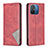 Coque Portefeuille Livre Cuir Etui Clapet B07F pour Xiaomi Poco C55 Rouge